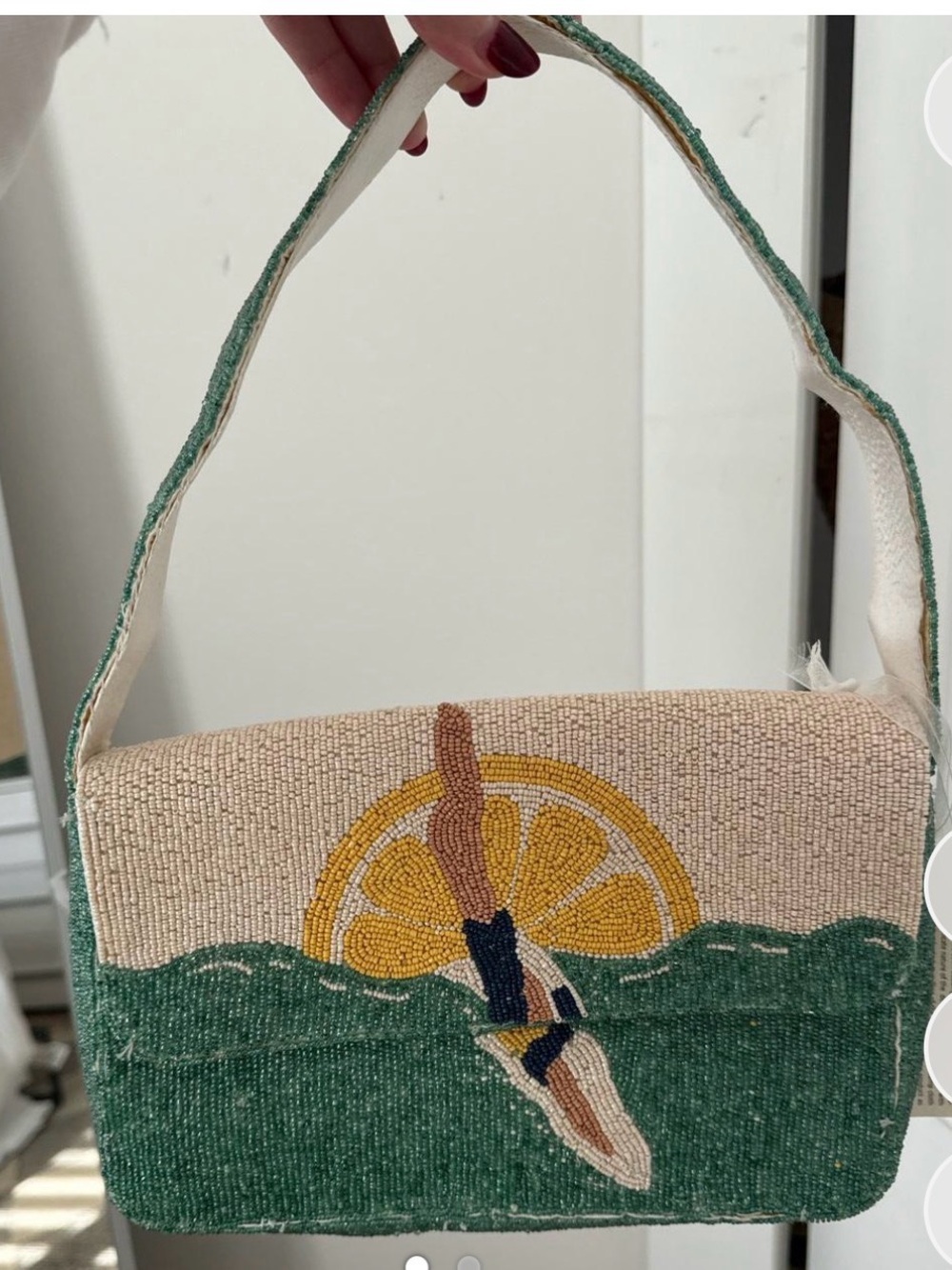 Beaded purse